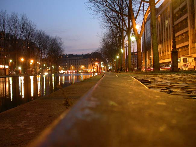 canal Saint-Martin - février 2005 - Paris