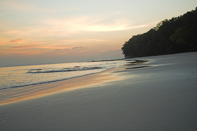 Coucher de soleil n°7 à Havelock - Mars 2007 - Iles Andaman